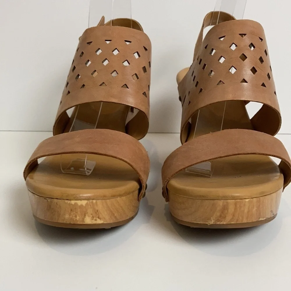 Korks by Kork Ease Alliana Slingback Platform Sandals Clogs 9 Bohemian Summer